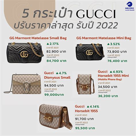 ราคา กระเป๋า gucci|ราคากระเป๋า Gucci 2022.